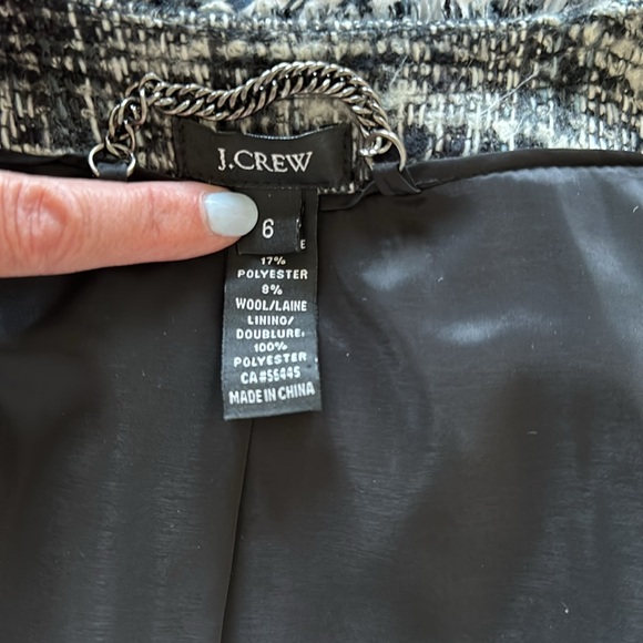 J Crew cropped 3/4 sleeve lady blazer - Picture 6 of 7